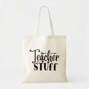 Teacher Stuff Tote Bag