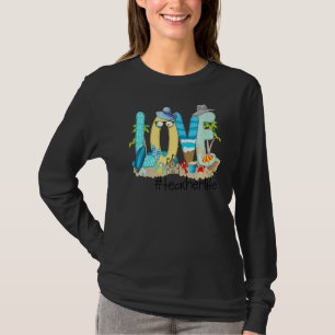 Teacher Summer Love Beach Teacher Life Summer Vac T-Shirt
