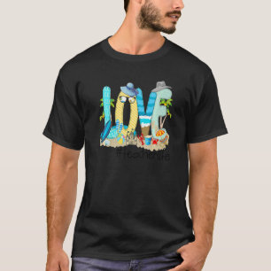Teacher Summer Love Beach Teacher Life Summer Vac T-Shirt