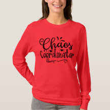 Teacher Superheroes Chaos Coordinator T shirt