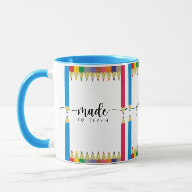 Teacher Superheroes Made to Teach Combo Mug (Left)