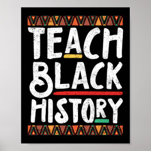Teacher Teach Black History Month Poster