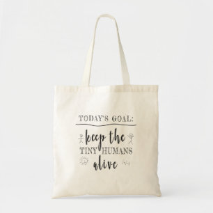 Teacher Teaching Tiny Human School Graduation Gift Tote Bag
