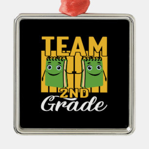 Teacher Team 2nd Grade Metal Tree Decoration