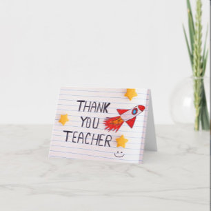 Teacher Thank You Card