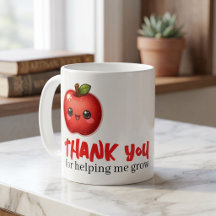 Teacher Thank You For Helping Me To Grow