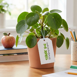 Teacher Thank You For Helping Me To Grow Signed Gift Tags