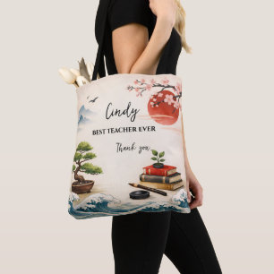 Teacher Thank You Gift   End of School Year Tote Bag