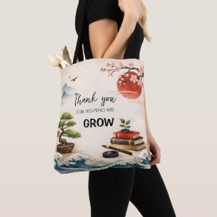 Teacher Thank You Gift   End of School Year Tote Bag