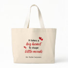 Teacher Thank You Gift Quote Custom Tote Bag