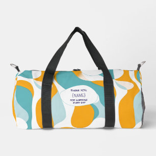 Teacher Thank You –  Personalised Budget Duffle Bag