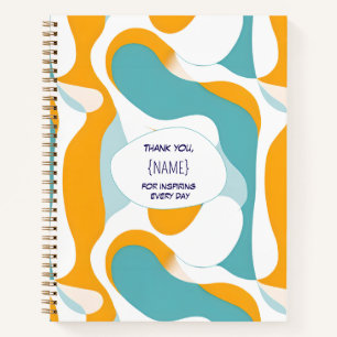 Teacher Thank You –  Personalized Notebook