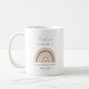 Teacher thank you Rainbow Mug