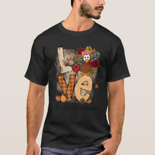 Teacher Thanksgiving Love Assistant Principal Cute T-Shirt