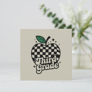 Teacher Third Grade 3rd Back to School Invitation