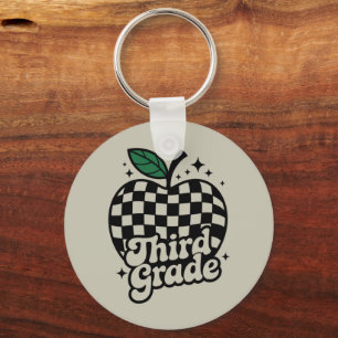 Teacher Third Grade 3rd Back to School Key Ring