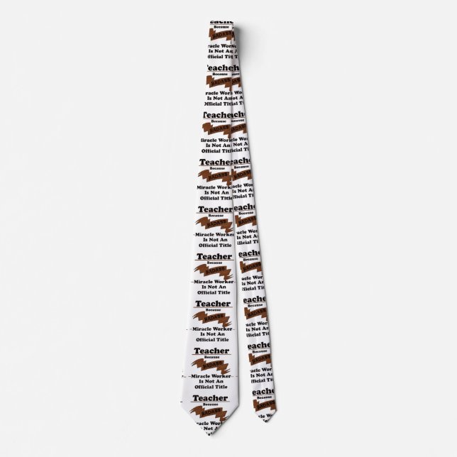 Teacher Tie (Front)