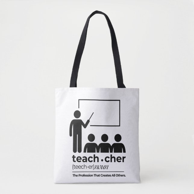 Teacher Tote Bag (Front)