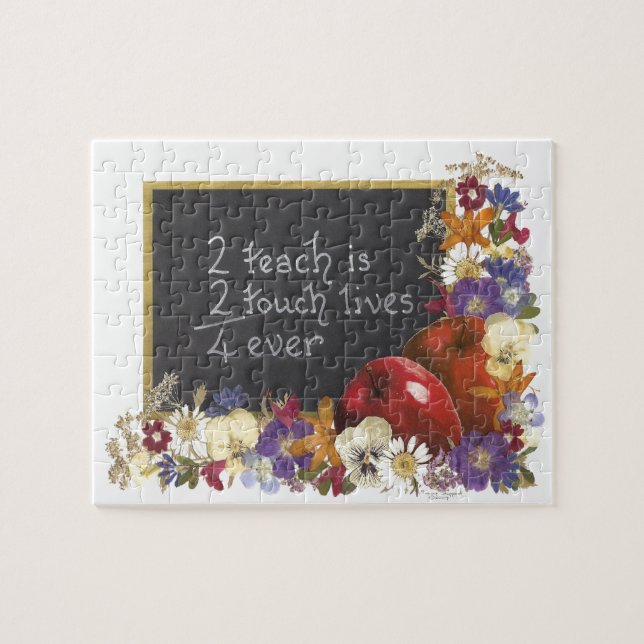 Teacher Tribute Gifts Jigsaw Puzzle (Horizontal)