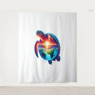 Teacher Turtle Strength Tapestry