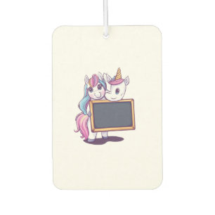 Teacher Unicorn (1) Car Air Freshener