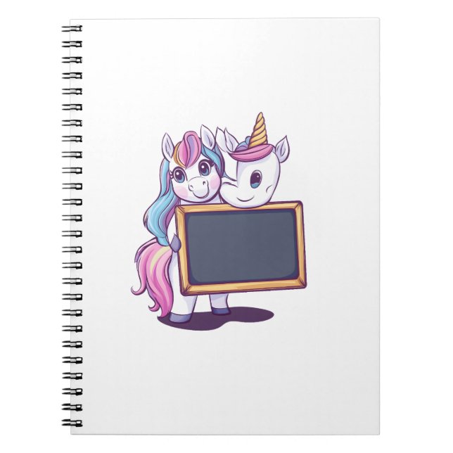 Teacher Unicorn (1) Notebook (Front)