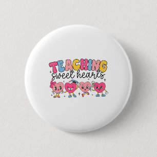 Teacher Valentine Day Women My Cl Is Full Of Sweet 6 Cm Round Badge