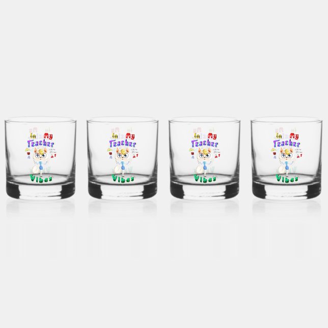 Teacher Whiskey Glass (Front)