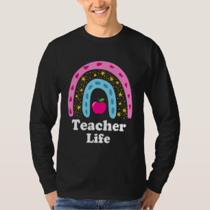 Teacher   Womenu2019s Teacher Life Graphic Tees Cu