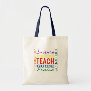 Teacher Word Picture Teachers School Kids Tote Bag