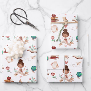 Teacher Wrapping Paper Sheets 