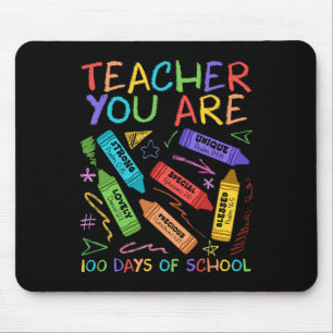 Teacher You Are Bible Inspiring 100 Days Of School Mouse Pad
