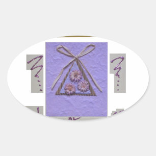 Teacher, You Teach Me to Hope for the Best Art  Oval Sticker