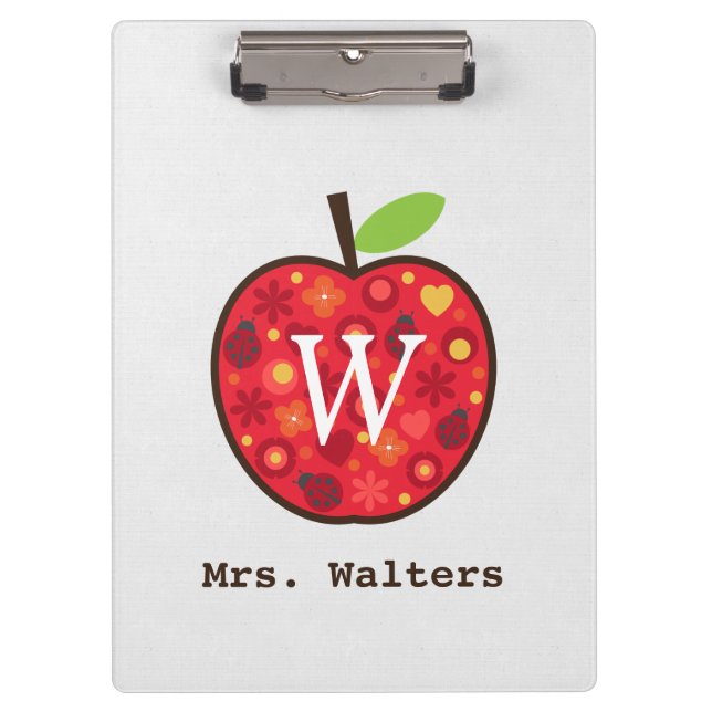 Teacher's Apple Clipboard (Front)