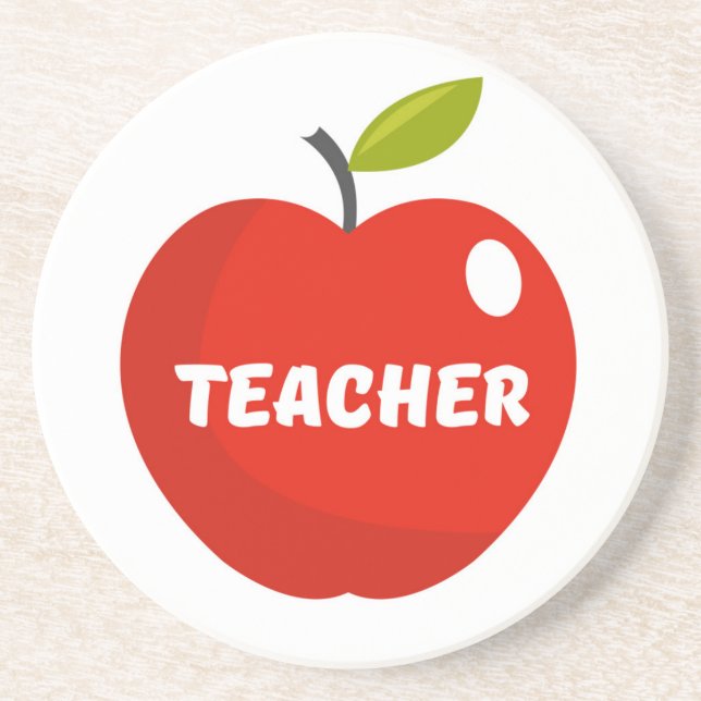 Teachers Apple Coaster (Front)