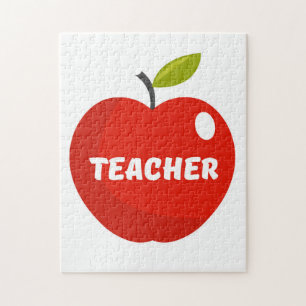 Teachers Apple Jigsaw Puzzle