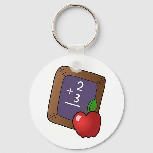 Teacher's Apple Key Ring (Front)