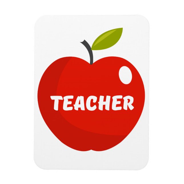 Teachers Apple Magnet (Vertical)
