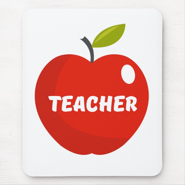 Teachers Apple Mouse Pad (Front)