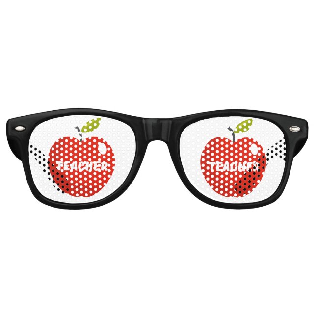 Teachers Apple Retro Sunglasses (Front)