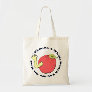 Teacher's Apple Tote Bag