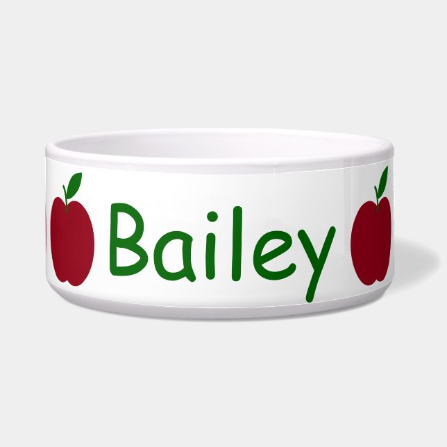 Teacher's Apples Personalised on White (Front)