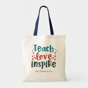 Teacher's Appreciation Personalised Tote Bag Gift