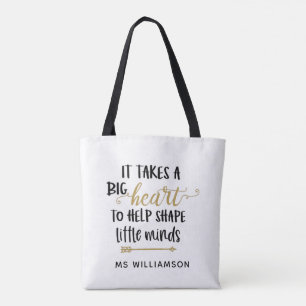 Teacher's Appreciation Personalised Tote Bag Gift