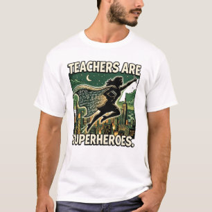 Teachers Are Superheroes Superhero Teacher Math T-Shirt