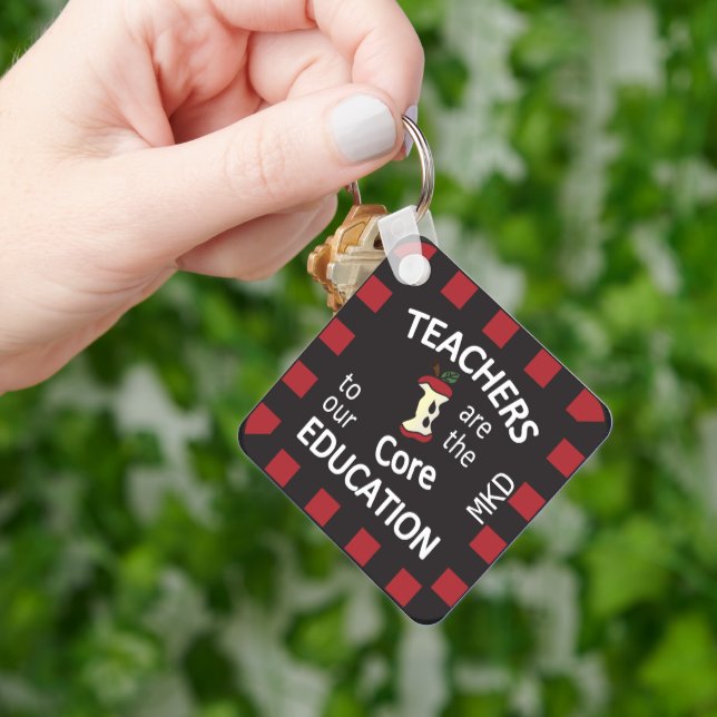 Teachers are the core to our Education  Key Ring (Hand)