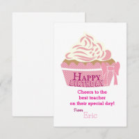Teacher's Birthday 