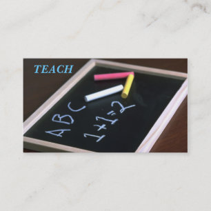 TEACHER'S BUSINESS CARD