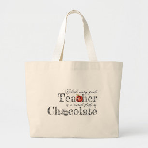 Teacher's Chocolate Stash Tote Bag
