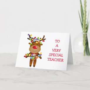 **TEACHER'S CHRISTMAS" CARD